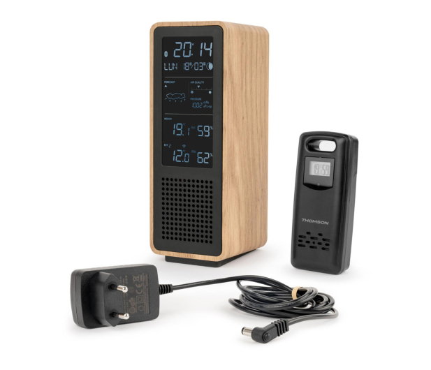 Thomson COSY Stacja pogodowa z radiem i głośnikiem BT czarna - 1521552 - zdjęcie 2